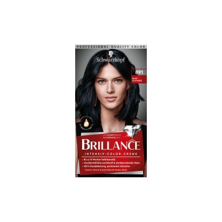 Schwarzkopf Brillance Hair color blue-black 891, 1 pc