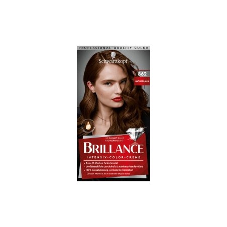 Schwarzkopf Brillance Hair color natural brown 862, 1 pc