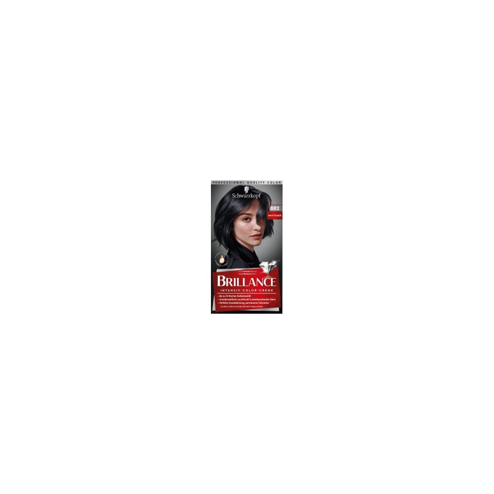 Schwarzkopf Brillance Hair color graphite silver 882, 1 pc