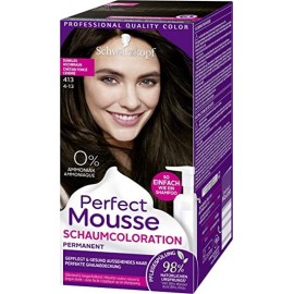 Schwarzkopf Perfect Mousse Hair color dark ash brown 4-13, 1 pc