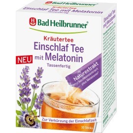 Bad Heilbrunner Fall asleep tea with melatonin in a stick (10 x 1 g), 10 g