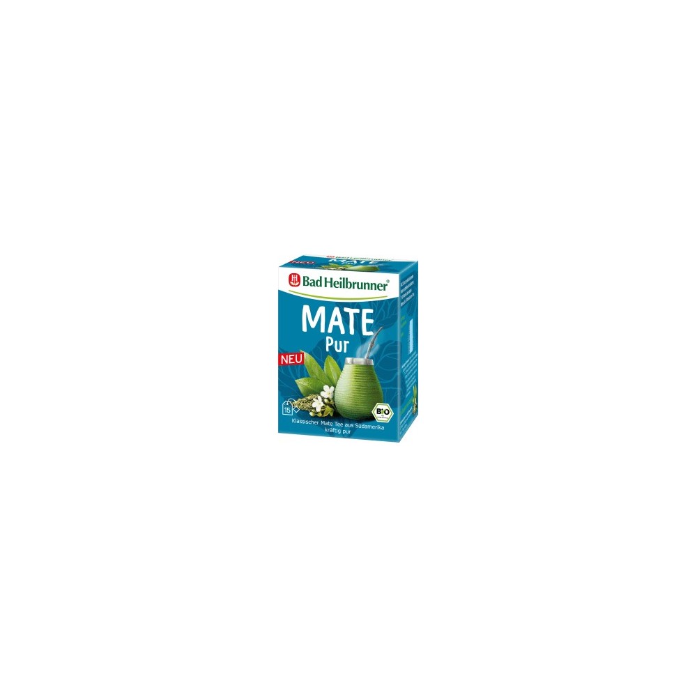 Bad Heilbrunner Organic mate pure tea (15 x 1.8 g), 27 g