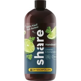 share Liquid soap lime & coriander refill pack, 0.5 l