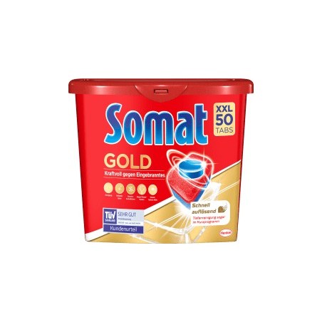 Somat Dishwasher tabs Gold XXL, 50 pcs