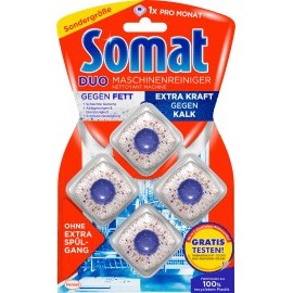 Somat Machine cleaner tabs, 4 pcs