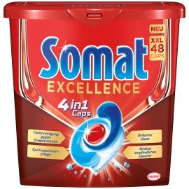 Somat Dishwasher tabs Excellence 4in1 Caps, 48 ​​pcs