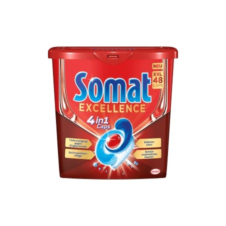 Somat Dishwasher tabs Excellence 4in1 Caps, 48 ​​pcs