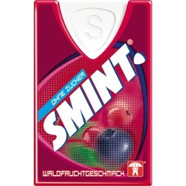 Smint Pastilles, wild berry, forest fruit, sugar-free, 40 pcs