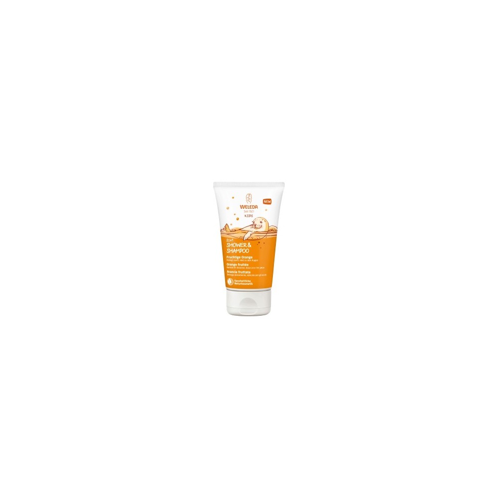 Weleda Kids Shampoo & Shower 2in1 Orange, 150 ml