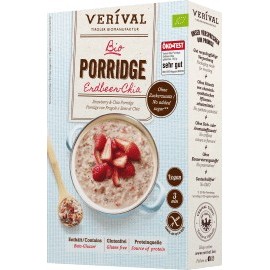 Verival Strawberry chia porridge, gluten-free, 350 g