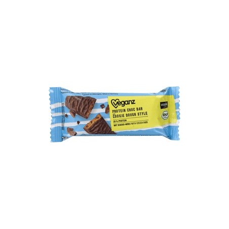 Veganz Protein bar, vegan protein bar, cookie dough style, 50 g