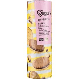Veganz Double biscuit, sandwich biscuit, with cocoa cream filling, 400 g