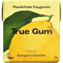 True gum Lemon chewing gum, sugar-free, 21 g