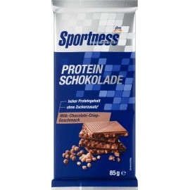 Sportness Protein chocolate, milk chocolate crisp flavor, 85 g