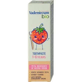 Vademecum organic children's toothpaste with strawberry flavor, 50 ml