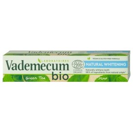 Vademecum organic Natural Whitening toothpaste with organic green tea and mint, 75 ml