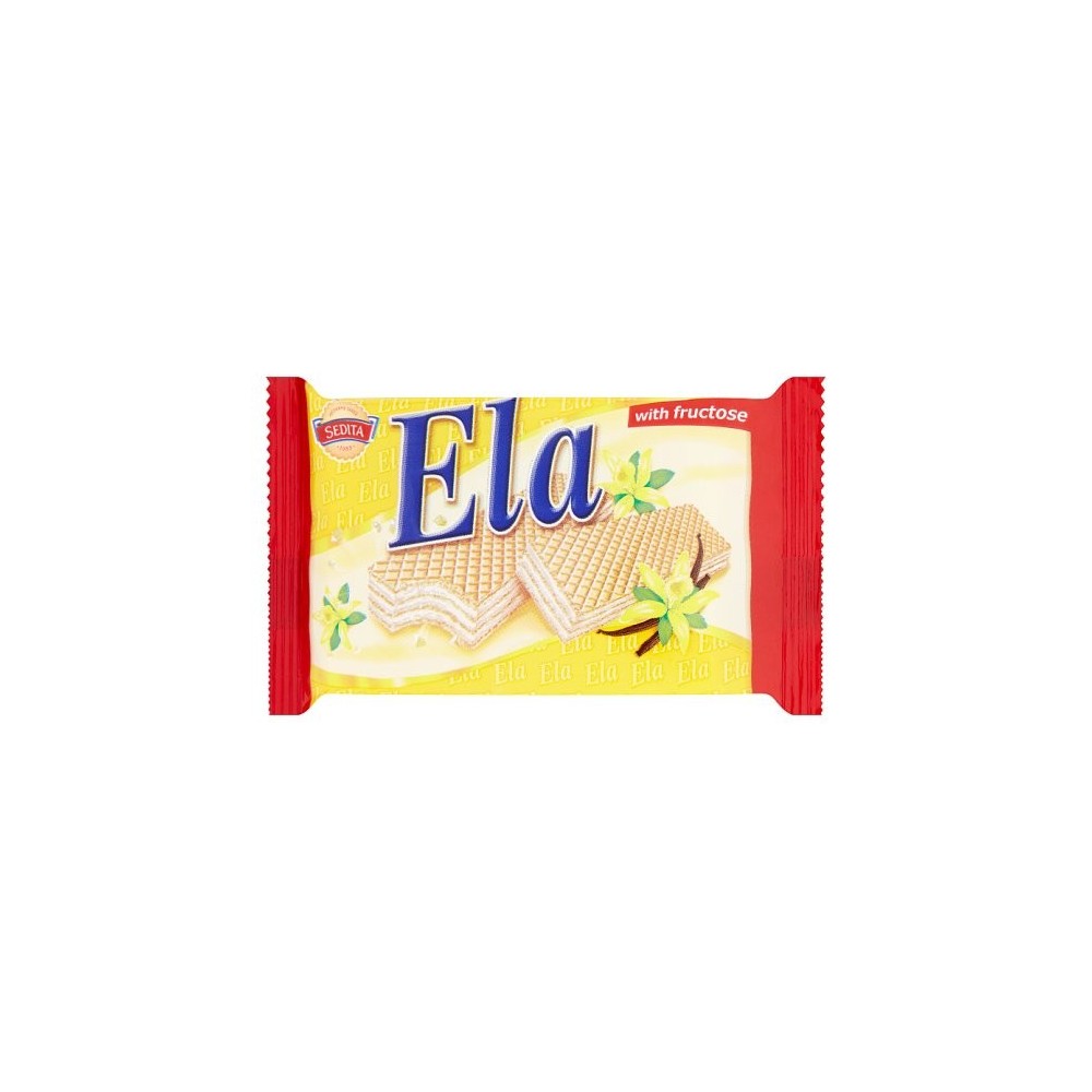 Sedita Ela Waffles with cream filling with natural vanilla aroma and fructose 40g