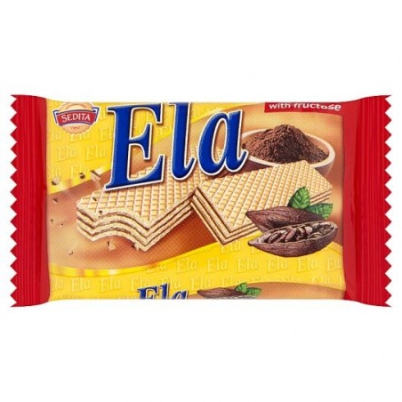 Sedita Ela Waffles with cream-cocoa filling with chocolate aroma and fructose 40g