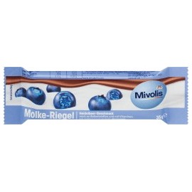 Mivolis Whey bar with blueberry flavor, 35 g