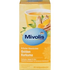 Mivolis Golden turmeric tea (25 x 2 g), 50 g