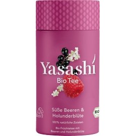 Yasashi Organic fruit tea with sweet berries & elderflower (16 x 2.5 g), 40 g