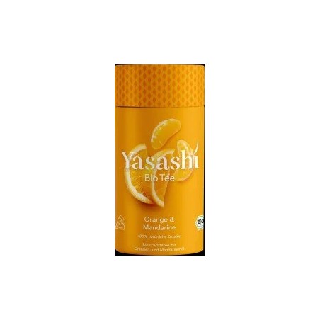 Yasashi Organic fruit tea with orange and mandarin oil, 40 g