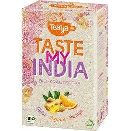 Teaya Herbal tea 'taste my India' with tulsi, ginger & orange (17 x 2g), 34 g