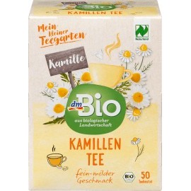 dmBio Herbal tea, chamomile (50 x 1.5 g), Naturland, 75 g