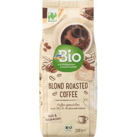 dmBio Coffee, Blond Roasted Coffee, ground, 250 g