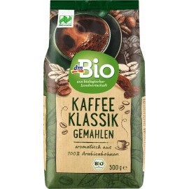 dmBio Classic coffee, ground, Naturland, 500 g