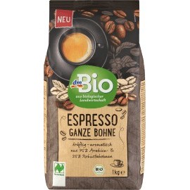 dmBio Coffee, espresso, whole beans, 1,000 g