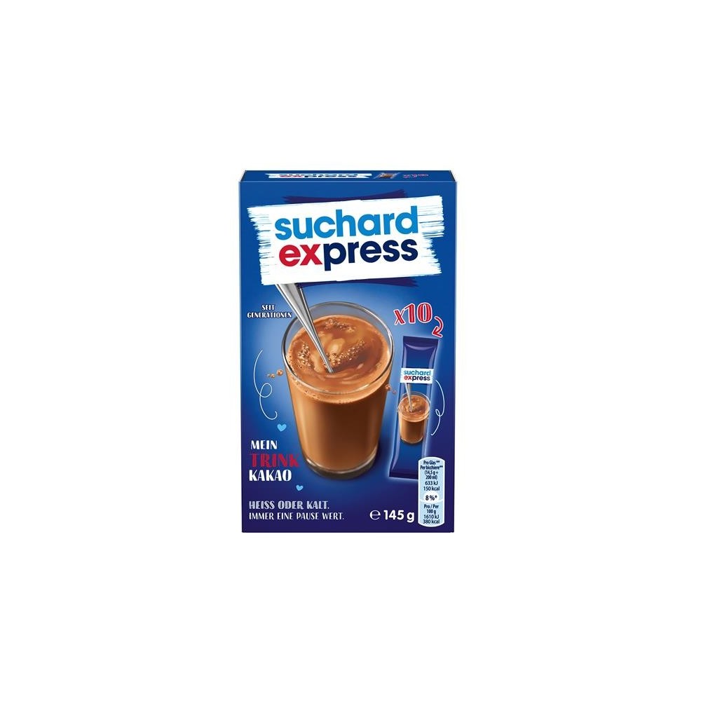 Suchard Express drinking cocoa sticks 10 pieces 145g