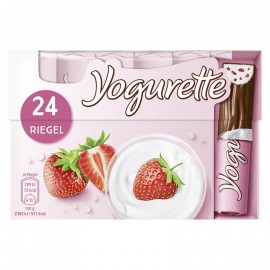 Yogurette strawberry 300g, 24 pieces