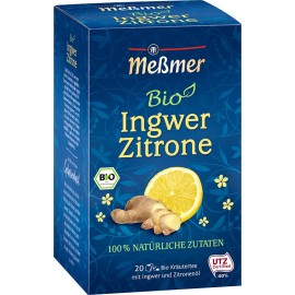 Meßmer Organic ginger lemon 40g