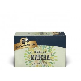 Goldmännchen-TEE Green tea with matcha and mint 28g