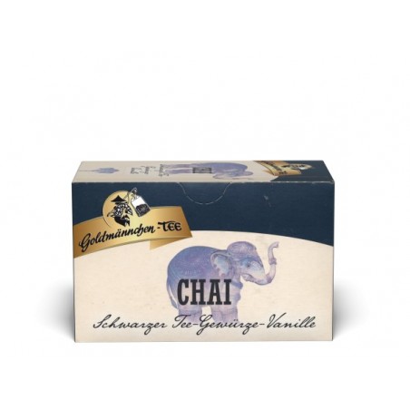 Goldmännchen-TEE Chai Black Tea Spices-Vanilla 36g