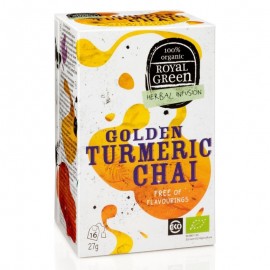 Royal Green herbal tea Golden Turmeric Chai BIO 16 x 1.7 g