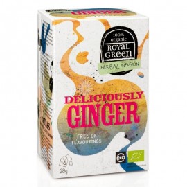 Royal Green ginger tea Deliciously Ginger BIO 16 x 1.8 g