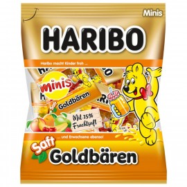 Haribo fruit gum juice gold bears 220g