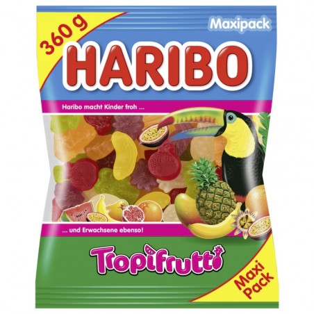 Haribo fruit gums Tropifrutti 360g