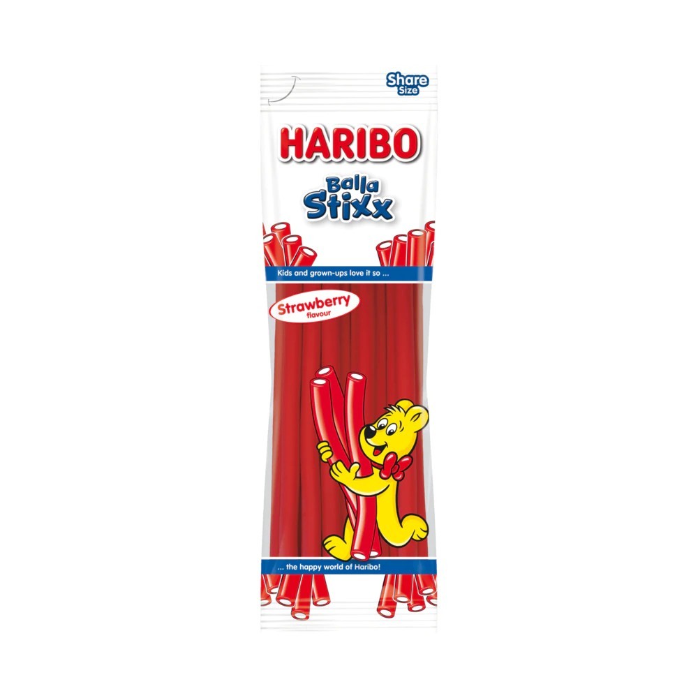 Haribo fruit gum Balla Stixx strawberry 200g