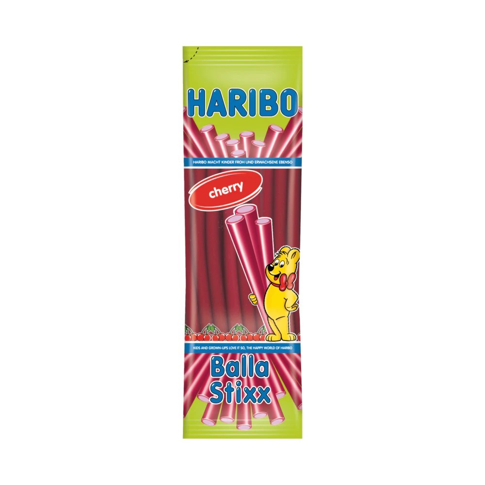 Haribo fruit gum Balla Stixx cherry 200g