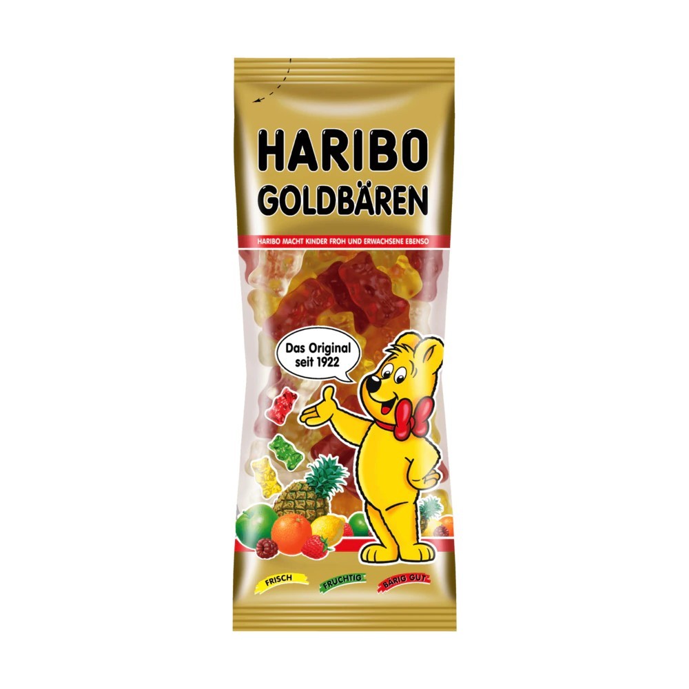 Haribo fruit gum gold bears 75g