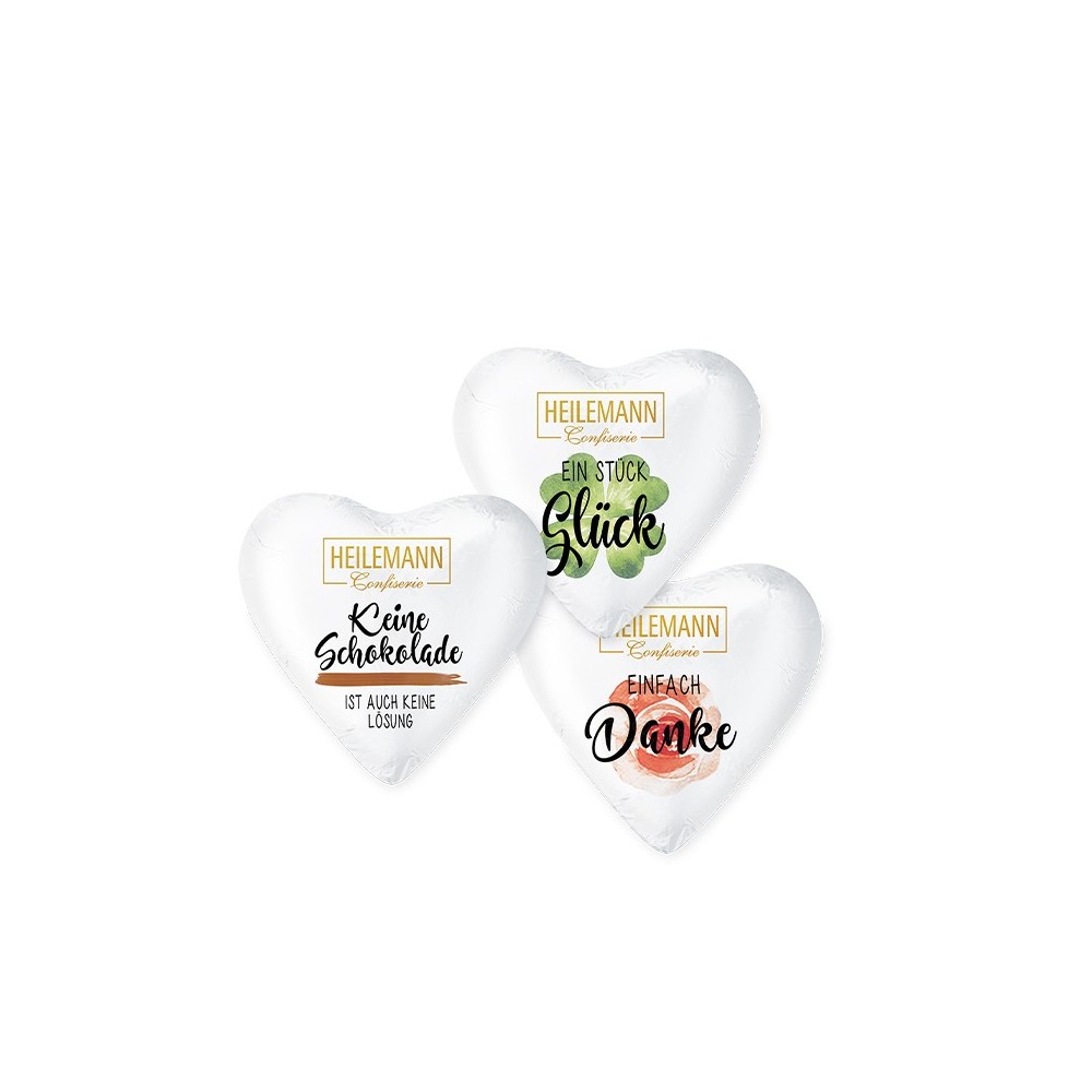 Heilemann greeting hearts 3 assorted, 30 g