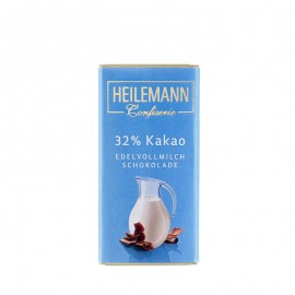 Heilemann 32% cocoa Premium milk chocolate, 37 g
