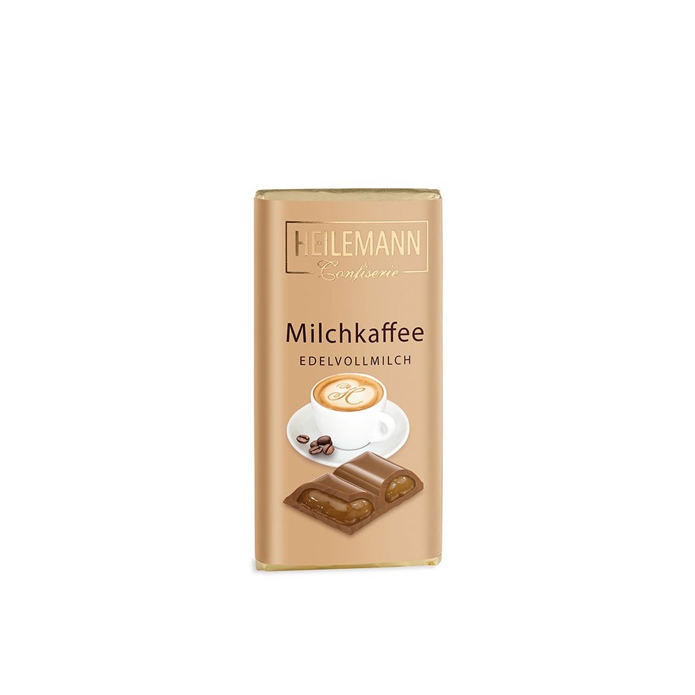Heilemann milk coffee in fine milk chocolate, 45 g