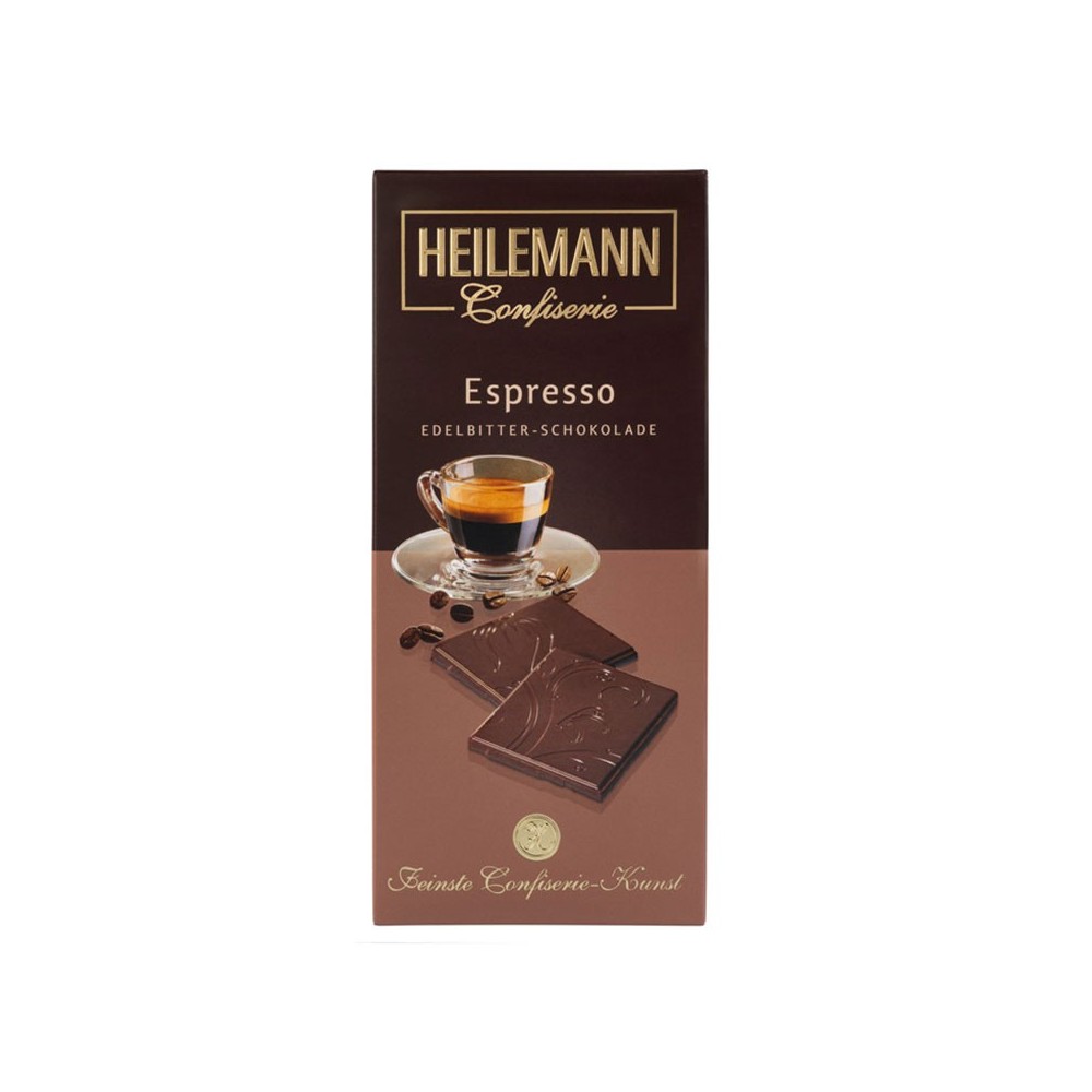 Heilemann Espresso dark chocolate, 80 g