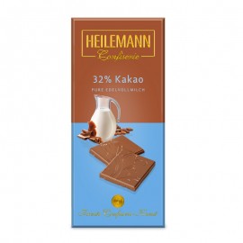 Heilemann 32% cocoa fine milk chocolate, 80 g