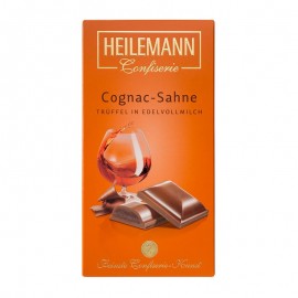 Heilemann cognac cream truffle in fine milk chocolate, 100 g