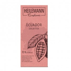 Heilemann Original Chocolate Ecuador 70% dark chocolate, 80 g